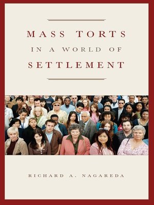 cover image of Mass Torts in a World of Settlement